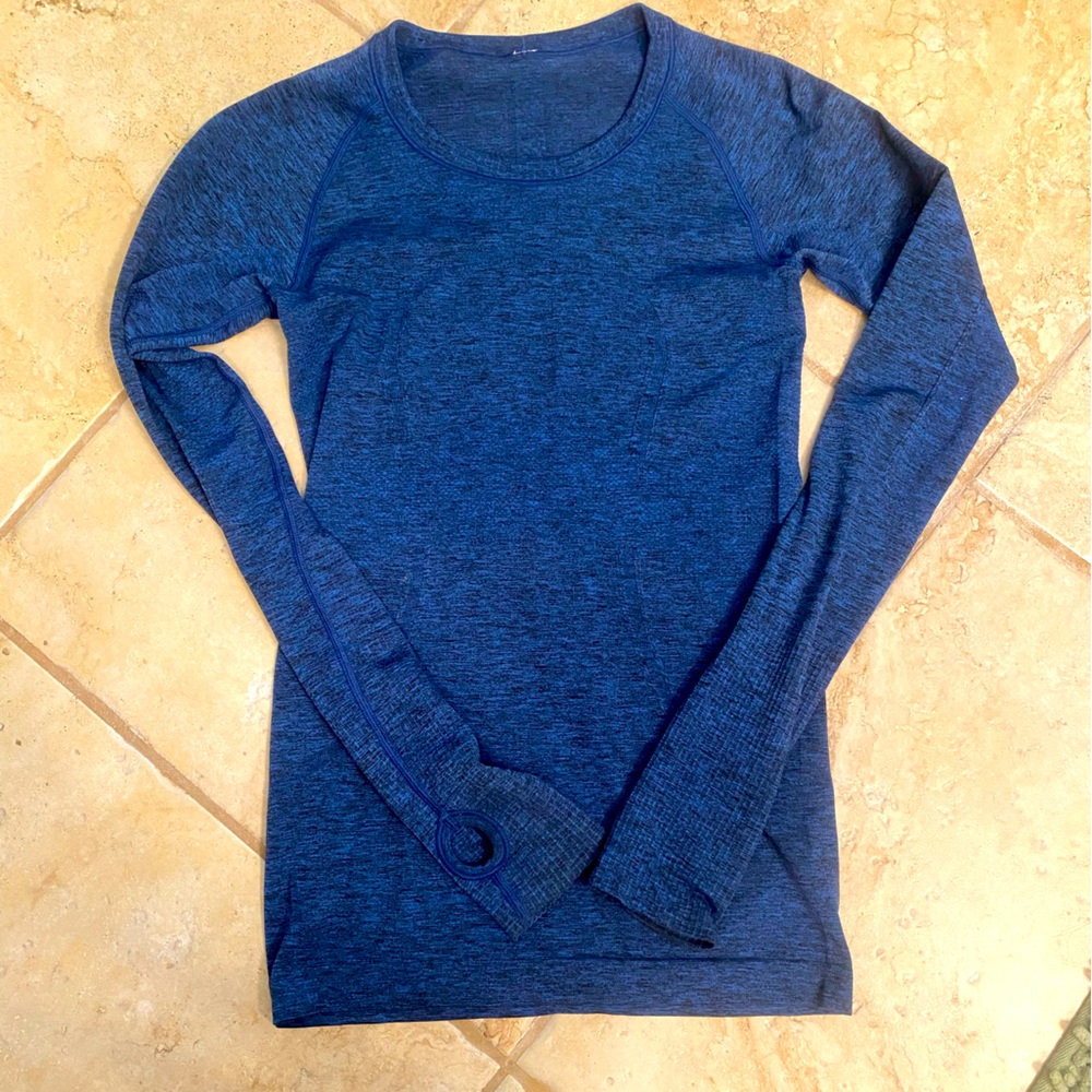 Lululemon Swiftly Tech Long Sleeve - Blue Size 4